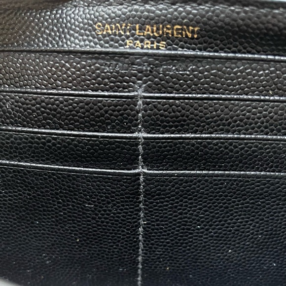 🖤 YSL Saint Laurent Monogram Cassandre Matelassé WOC In Grain De Poudre Leather - Picture 4 of 8